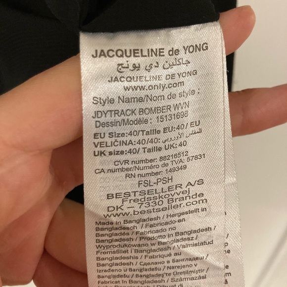 Crepe Bomber Jacket - Picture 4 of 4